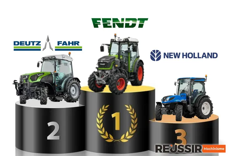 Podium immatriculations 2025 tracteurs spécialisés