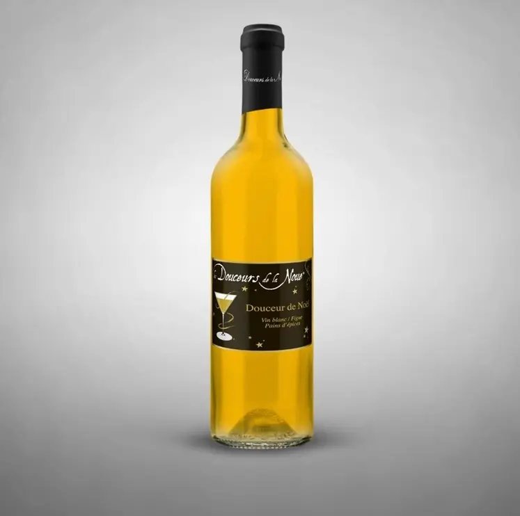 <em class="placeholder">Douceur Noël, boisson aromatisée à base de vin du Domaine de la Noue</em>