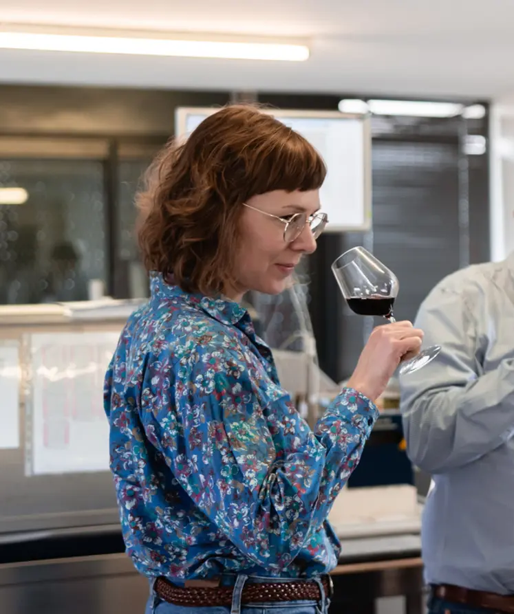 <em class="placeholder">Karine Antigny, œnologue conseil et responsable technique d’ES20 œnologie à Béziers</em>