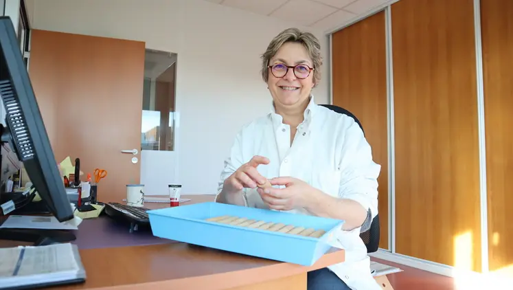 <em class="placeholder">Sylvie Biau, directrice de Sovivins analytique en Gironde</em>