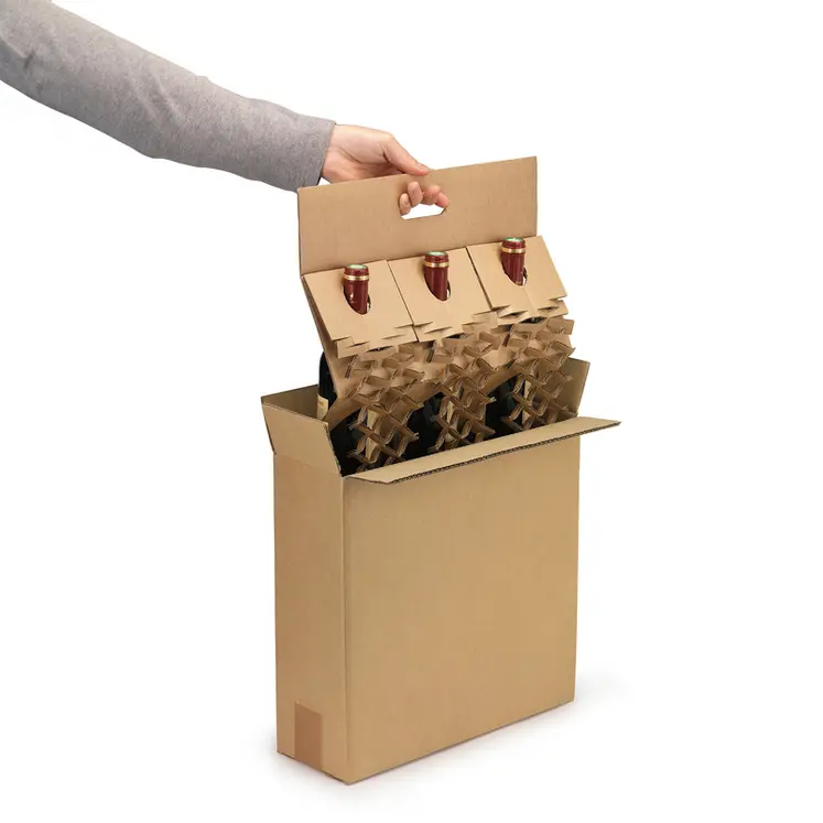 <em class="placeholder">calage d'expédition de bouteille extensible avec poignée intégrée (pour trois bouteilles)</em>