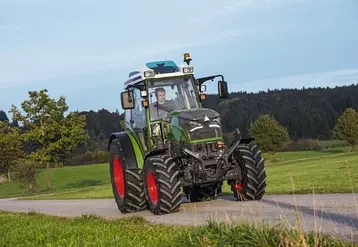 Le tracteur électrique e100 Vario de Fendt pourrait voir le jour en 2024. © Fendt