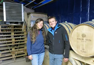 Convaincus du potentiel du terroir de l'île de Ré, Marine Houttemonne et Simon Pitoizet misent sur un créneau de vins haut de gamme.