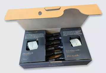 Les solutions d'emballages One Box sont réalisées dans une seule pièce de carton. 