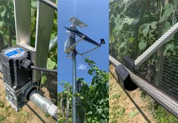 <em class="placeholder">solution de relevage automatisée des filets de protection des vigne contre les aléas météorologiques comme la grêle et les coups de chaud.</em>