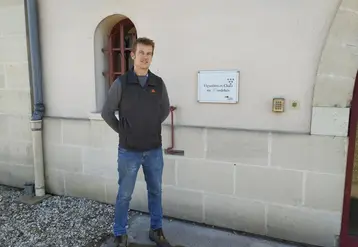 <em class="placeholder">Ghislain Boutemy assure lui-même les visites vigneronnes qui associent parcours dans les vignes et dégustation.</em>