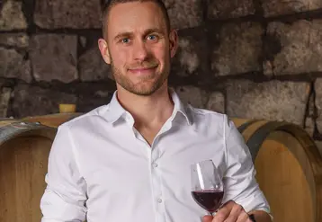 Nicolas Pointeau, vigneron en appellation chinon, au domaine de la Sablière