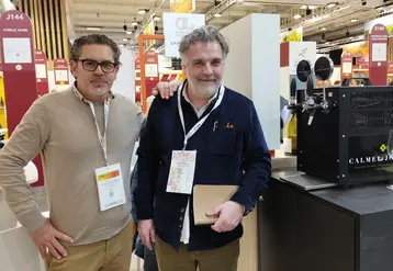 Les fondateurs du domaine Calmel & Joseph, Laurent Calmel et Jérôme Joseph, à Wine Paris 2025