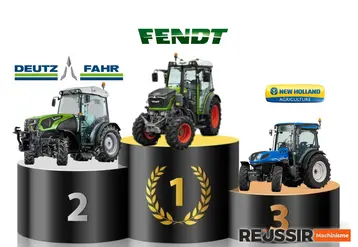 Podium immatriculations 2025 tracteurs spécialisés