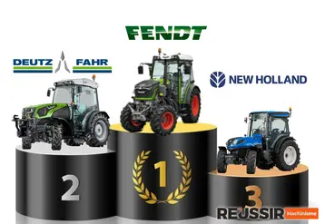 Podium immatriculations 2025 tracteurs spécialisés