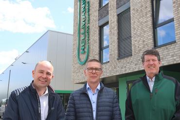 <em class="placeholder">Yohan Le Lannic (Avi-Green), Christian Evers et Hans Odhner (Hellmann Poultry).</em>