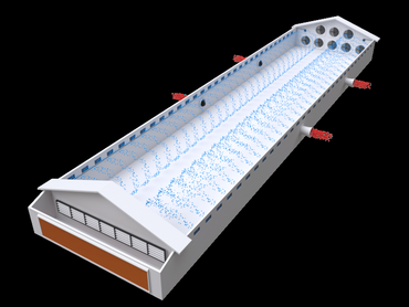 <em class="placeholder">Plan de vue de dessus du bâtiment en ventilation bilatérale.</em>