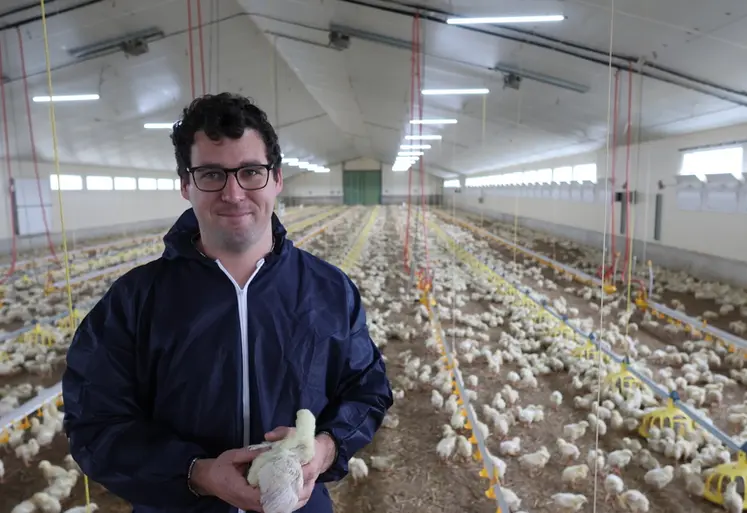 <em class="placeholder">Gildas André : « Maintenant que j’ai du recul, je me verrais bien comme éleveur à temps plein avec quatre poulaillers, quitte à lâcher les cultures. »</em>