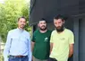 <em class="placeholder">Stéphane Letué, directeur des Fermiers de Janzé et de la méthanisation Enerfées avec Nicolas Coger et Mathieu Sourdril, producteurs de volailles de Janzé : « Le ...</em>