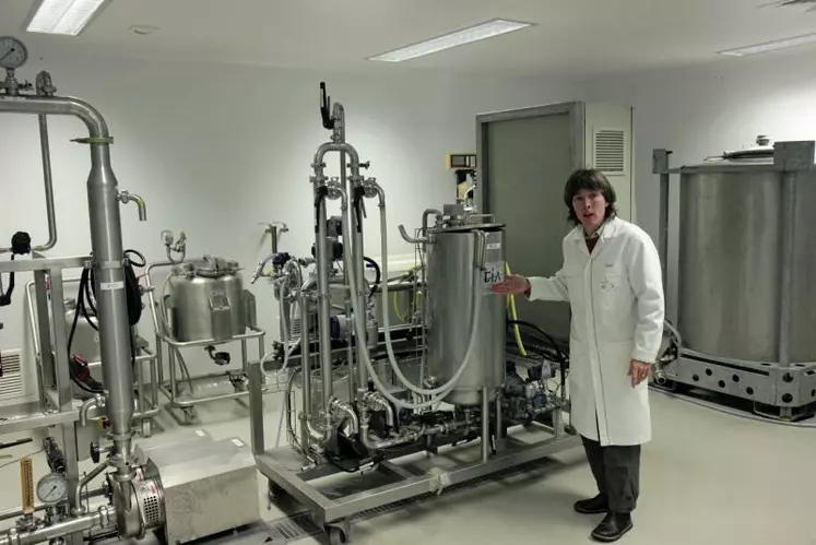 Pi Nyvall Collen, directrice R & D 
dans le laboratoire de Bréhan dans le Morbihan.