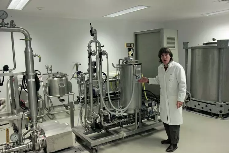 Pi Nyvall Collen, directrice R & D
dans le laboratoire de Bréhan dans le Morbihan.