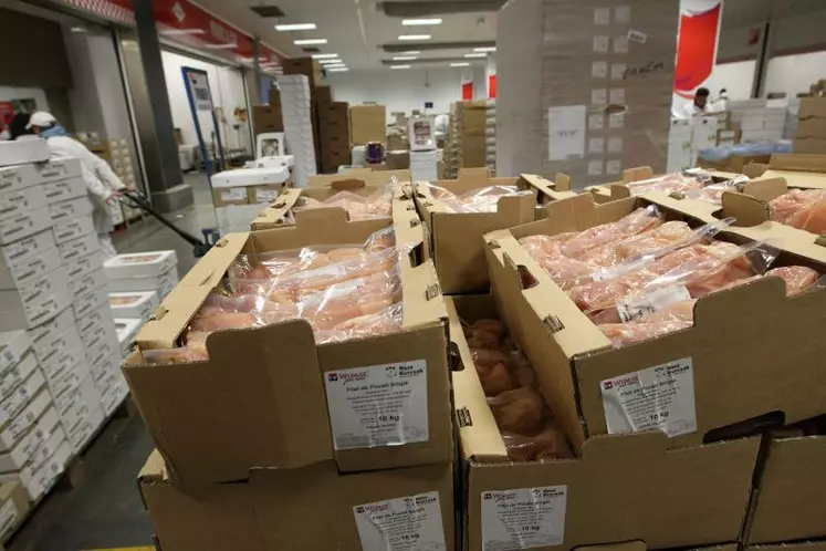 Poulet polonais sur le marché français.