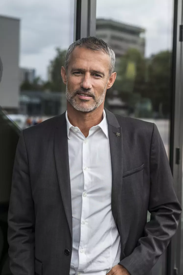 Hervé Le Prince, fondateur de l’agence Newsens à Rennes. « Au-delà de l’abolition de l’élevage sous toutes ses formes, les végans, notamment ceux de L214, sont des antispécistes qui ont planifié un changement de civilisation. » © Newsens