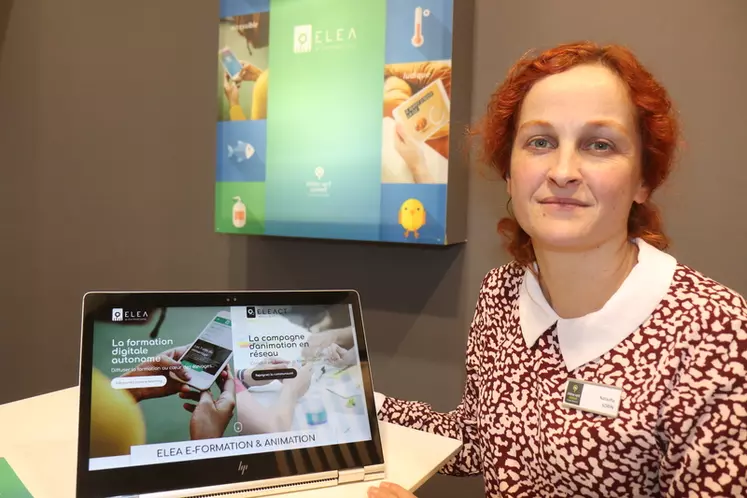 La vétérinaire Natacha Sorin a été la cheville ouvrière de la conception et de la réalisation (en interne) de la formation par e-learning Elea. © P. Le Douarin