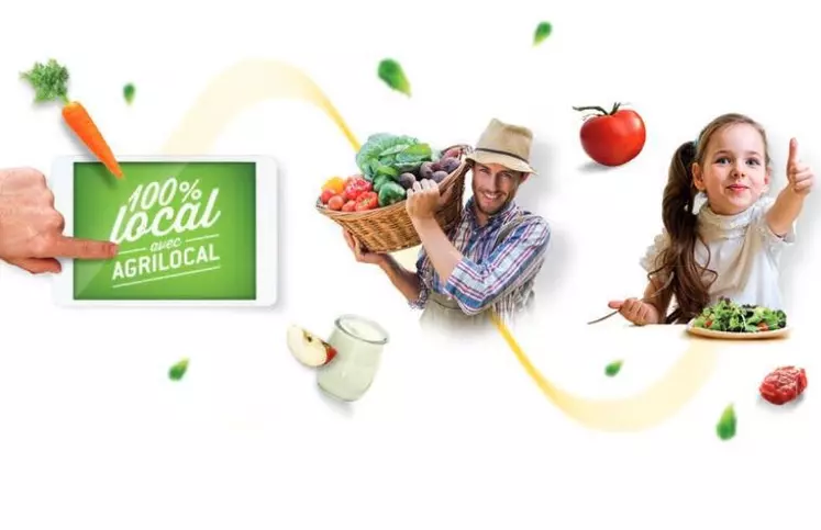 80 % des commandes faites aux producteurs via le réseau Agrilocal des plateformes départementales émane d'établissements scolaires © AGrilocal