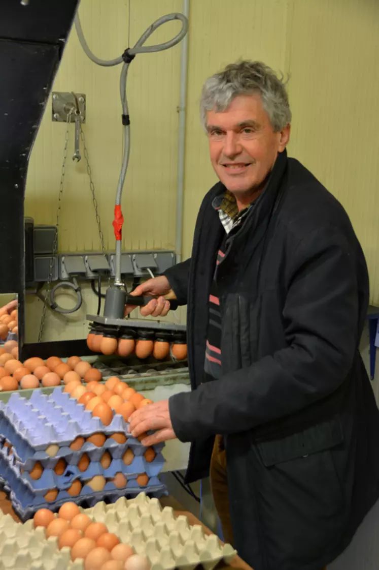 Bruno Debray a anticipé la transmission de son exploitation en créant une SAS pour l’activité œufs