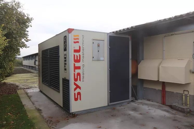 Le Compact 540 fournit 6000 m3/h d’air réchauffé en passant à travers 540 m2 de surface d’échanges