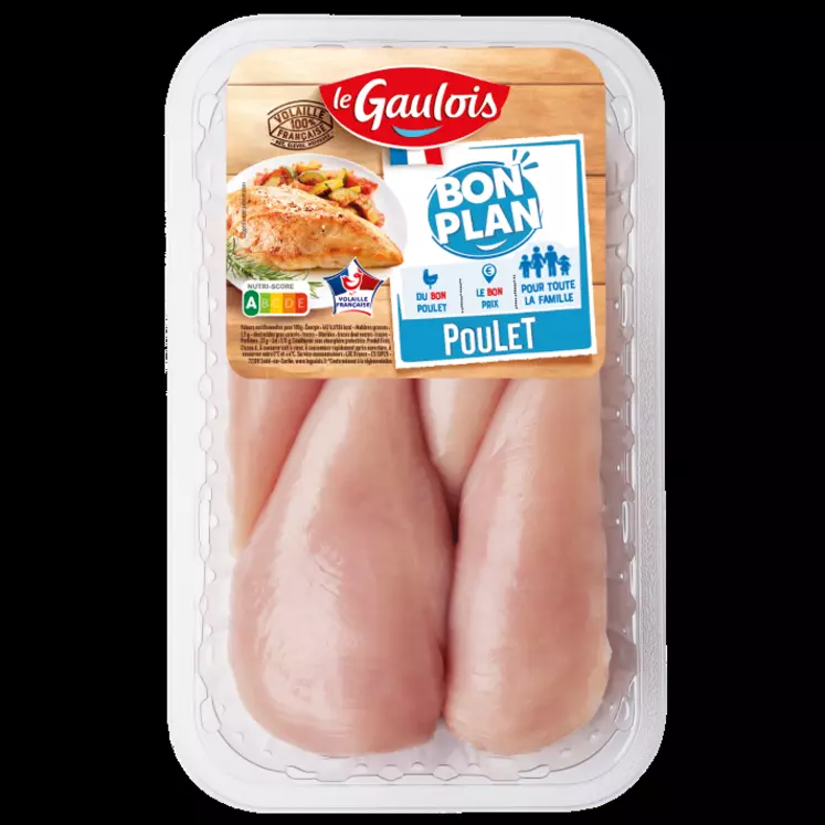 Une nouvelle gamme de poulet découpé 100 % français destinée à la famille et au "bon" prix .