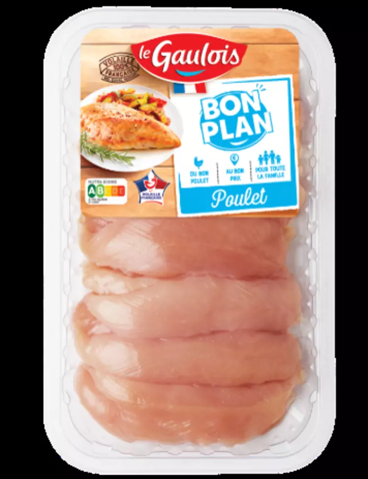 Une nouvelle gamme de poulet découpé 100 % français destinée à la famille et au "bon" prix .