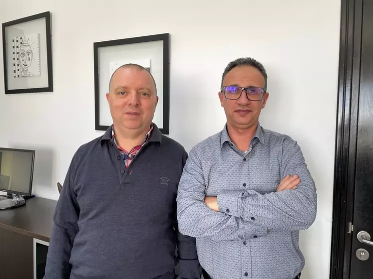 Hichem Trabelsi, PDG de Taissir et Anis Fahrat, directeur d’exploitation de Taissir 
