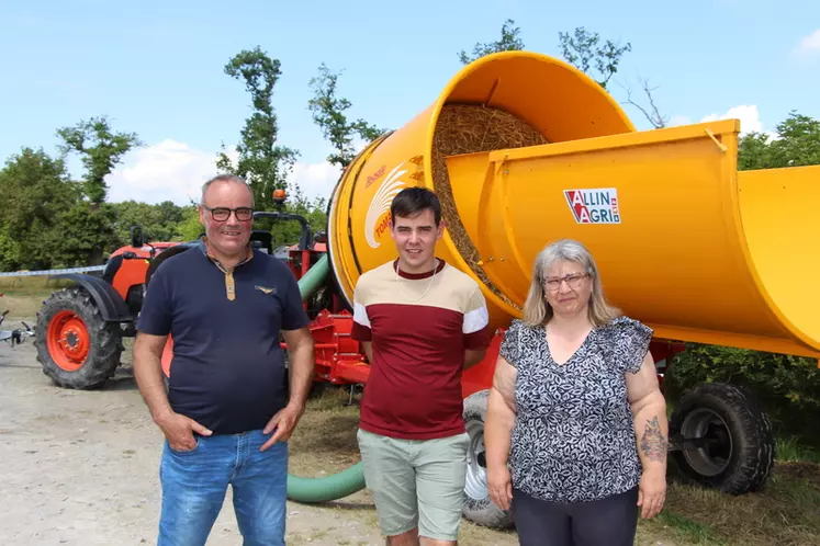 L’installation de Guénaël Lamy avec ses parents assurera la continuité de l’élevage.