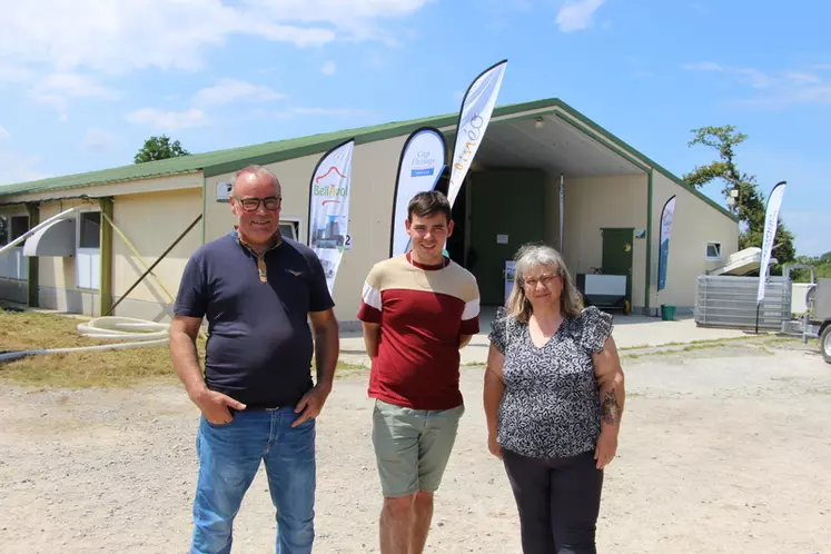 L’installation de Guénaël Lamy avec ses parents assurera la continuité de l’élevage.