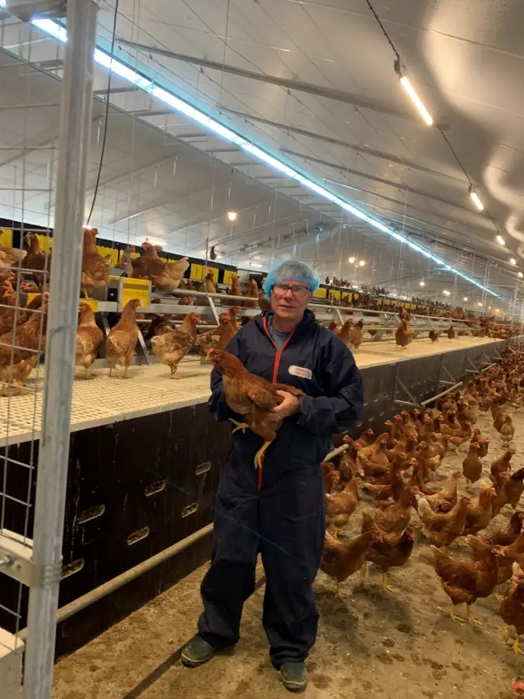<em class="placeholder">Olivier Le Gal, producteur à Moustoir-Ac (56) : « Dès l’autorisation des autorités, nous sommes passés du vaccin inactivé au vaccin vivant contre les salmonelles, ...</em>