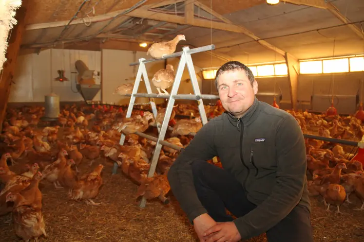 Benoît Drouin vice-président du Synalaf éleveur Loué Agriculture biologique Sarthe