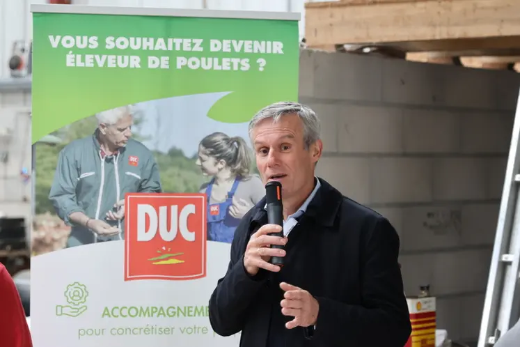 <em class="placeholder">Damien Calandre, directeur de Duc-Plukon, soutient fortement les nouveaux projets pour alimenter l&#039;abattoir de Chailley.</em>