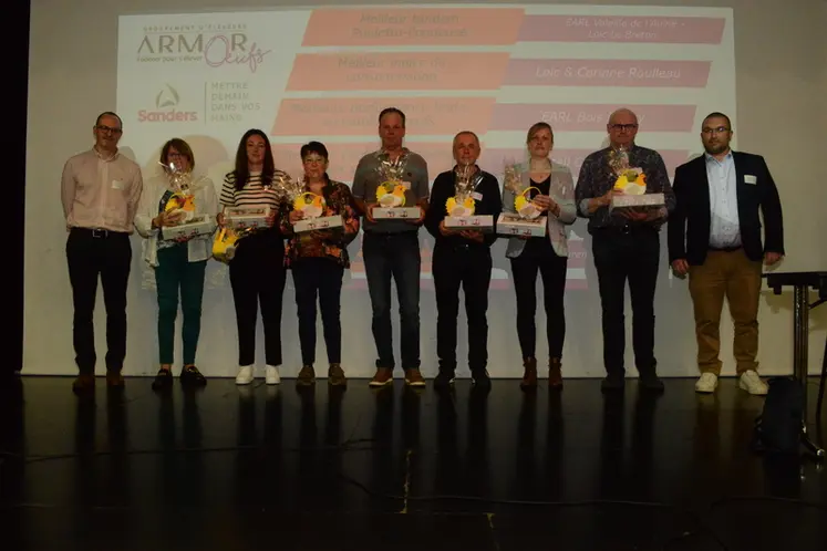 <em class="placeholder">Les trophées de la performance 2026 du groupement Armor Œufs remis aux éleveurs.</em>