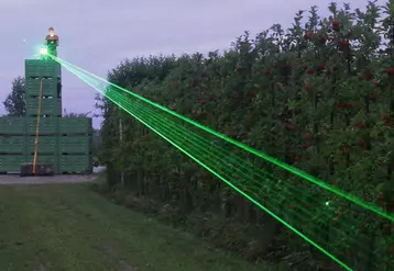 Les chercheurs ont utilisé avec succès les systèmes laser Avix Autonomic de la société néerlandaise Bird Control.
