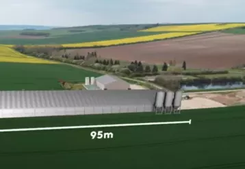 Visualisation du projet de poulailler dans l'Yonne à Sergines  