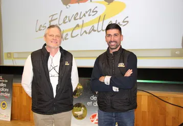 <em class="placeholder">« Nous devons étudier tous les débouchés », ont souligné Simon Maréchaux (à droite) et Pierre Dupont.</em>